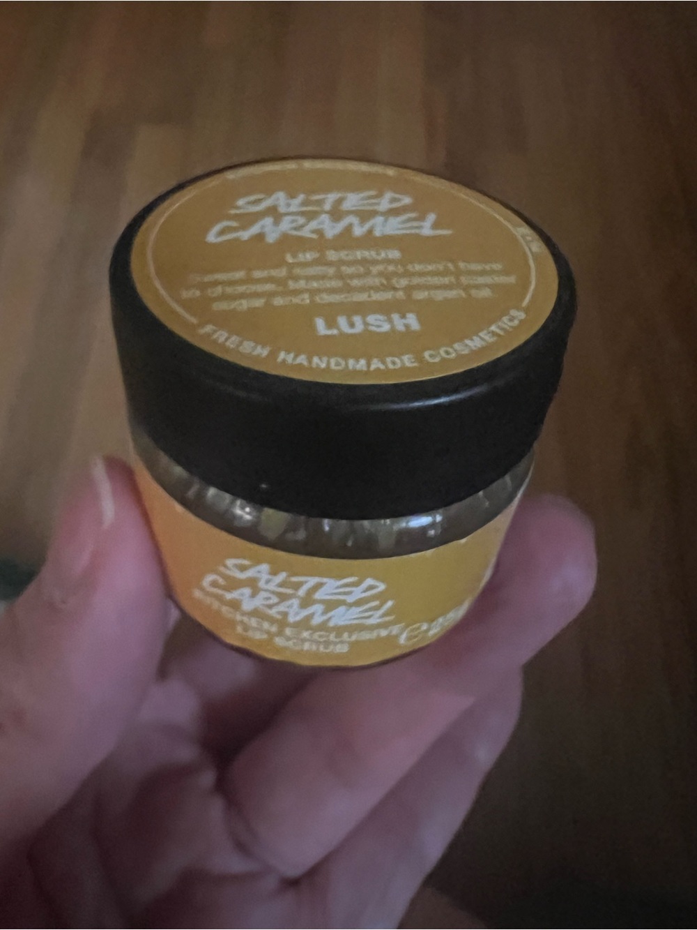 Lush Salted Caramel Lip Scrub
